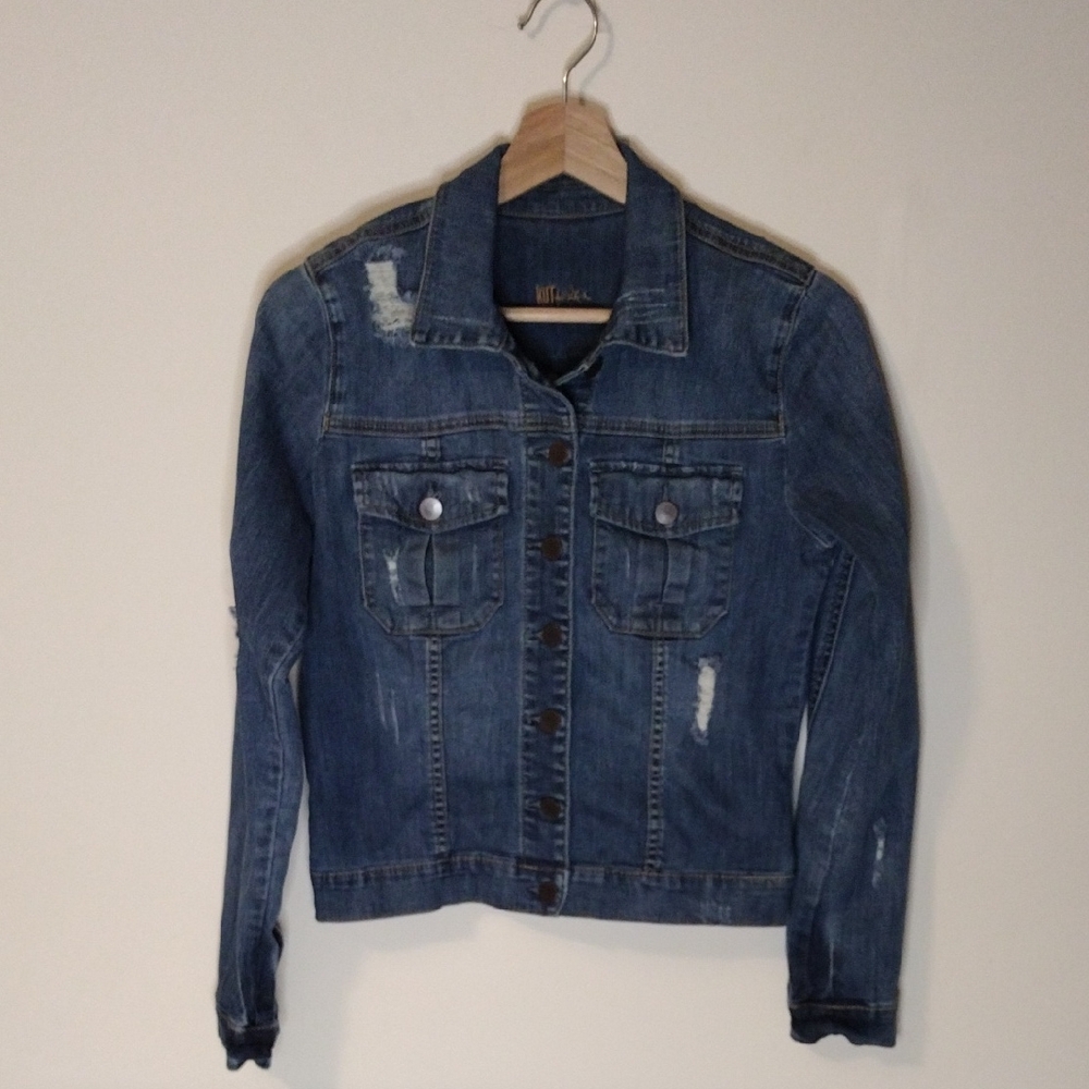 Kut from the Kloth Jean Jacket Size M Amelia Jacket